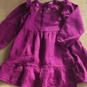 Cat & Jack Magenta Ruffle Dress